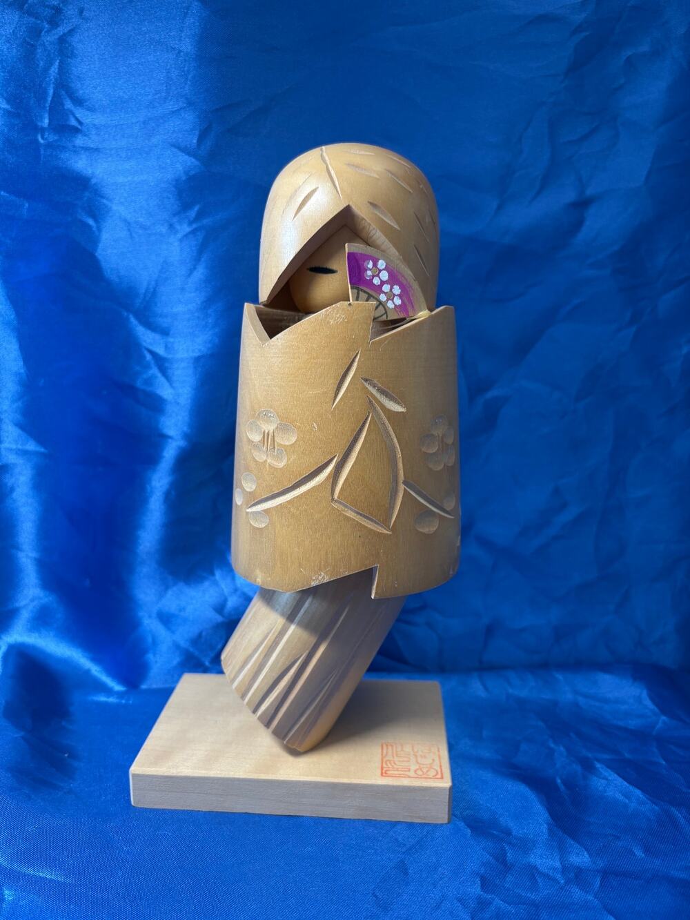 Vintage Wooden Japanese Sosaku Kokeshi Doll by Miyashita Hajime